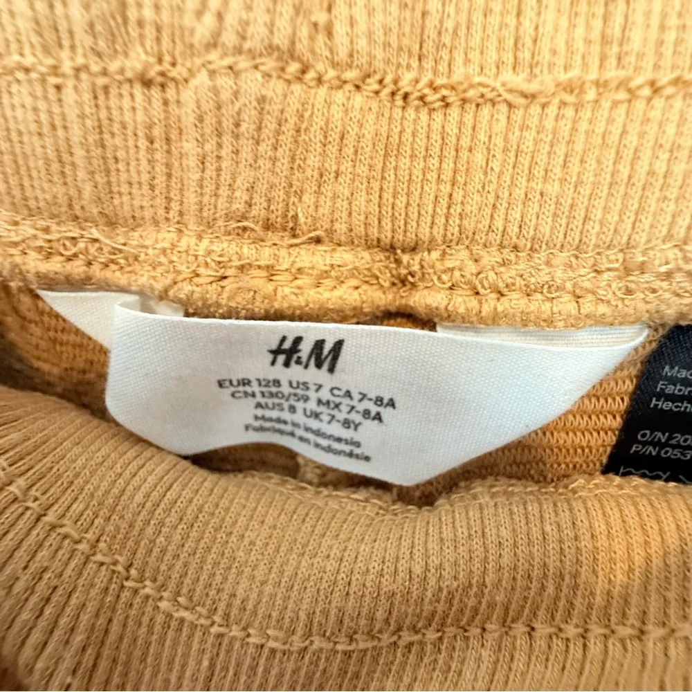 Kids Tan Jogger Pants - Picture 3 of 4